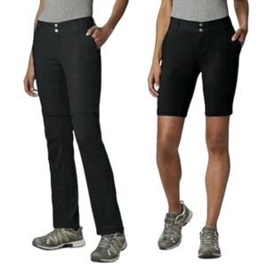 Columbia Omni Shield Saturday Trail II Convertible Pants Blk 22W